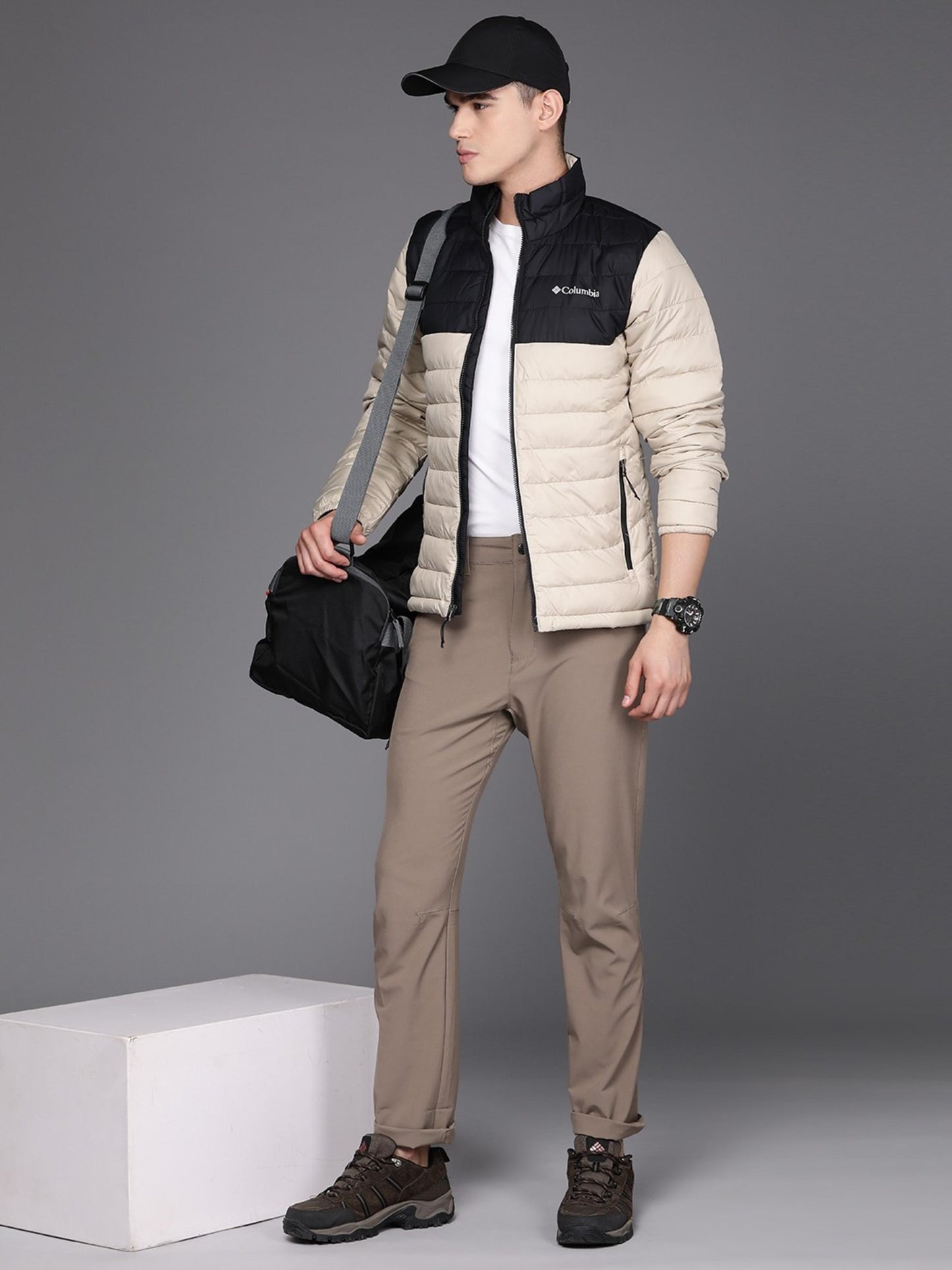 Columbia Mens Brown Powder Lite II Vest