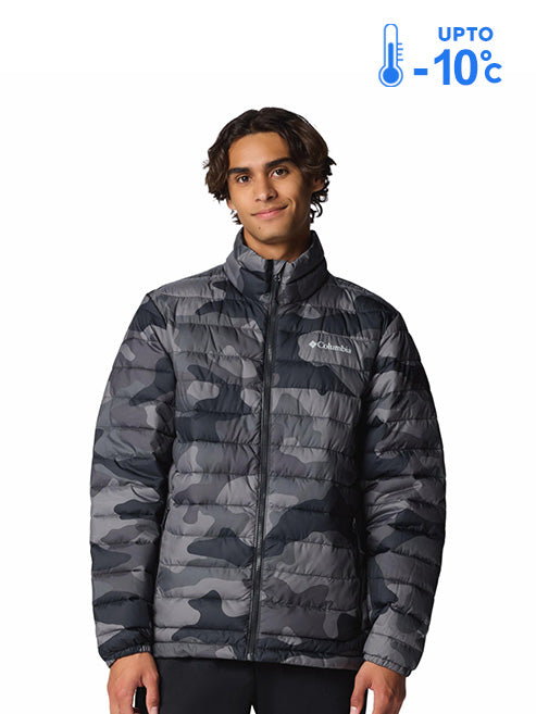 Columbia Men Black Omni-Heat Reflective Powder Lite II Down Jacket