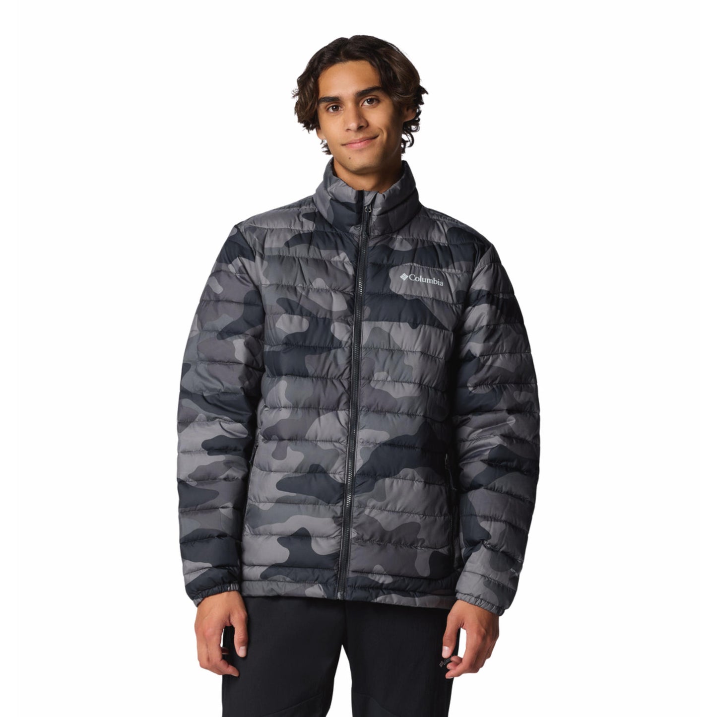 Columbia Men Black Omni-Heat Reflective Powder Lite II Down Jacket