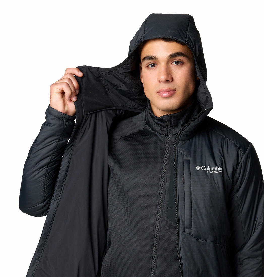 Columbia Mens Black Silver Leaf Stretch Insulated II Jacket
