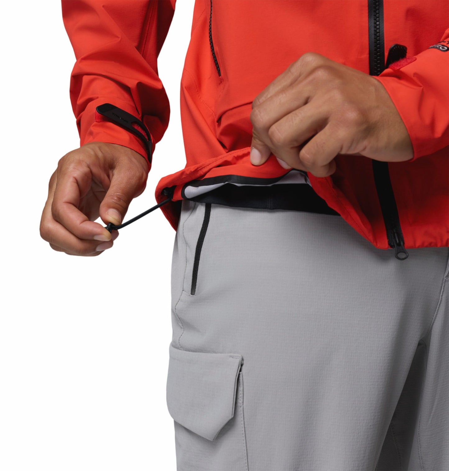 Columbia Men Orange Omni-Tech Saudan Pro 3L Shell Jacket