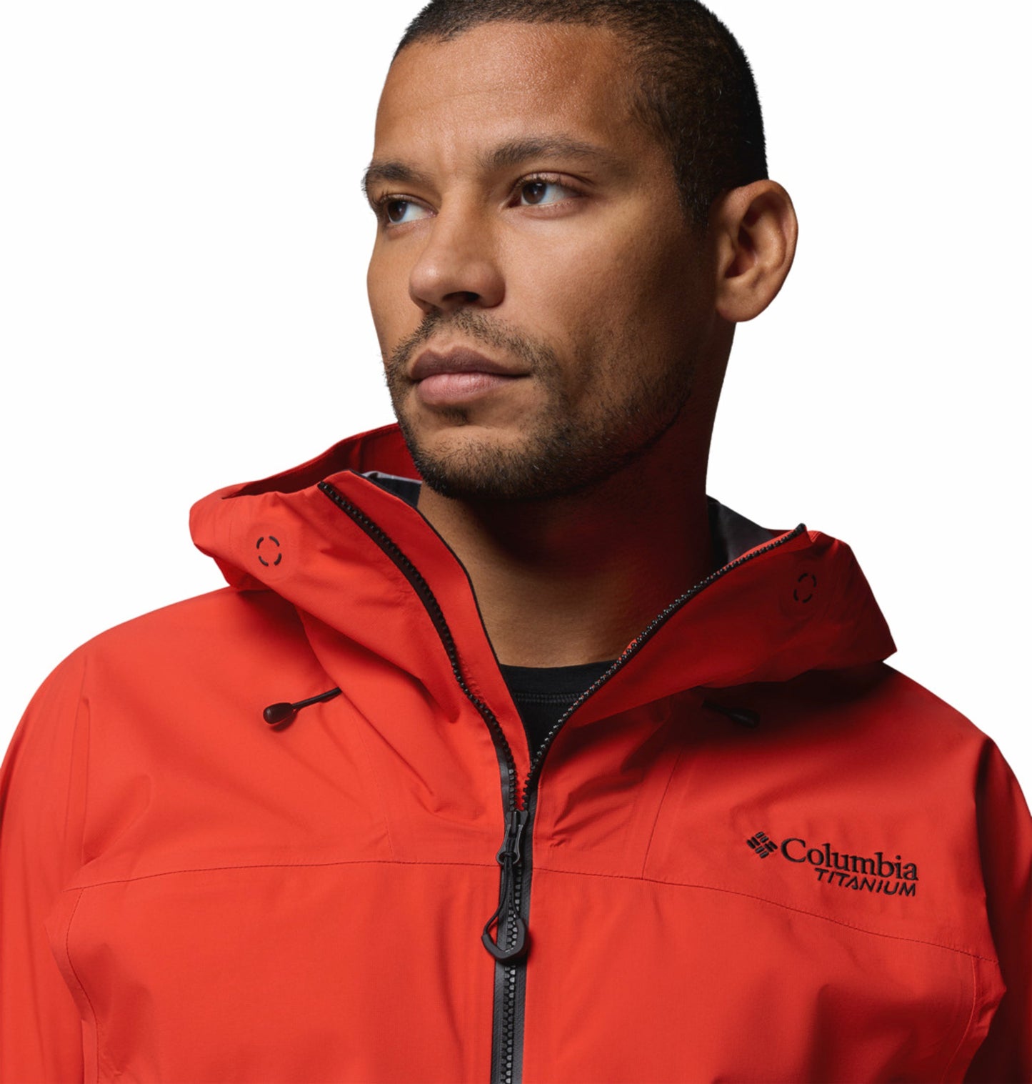 Columbia Men Orange Omni-Tech Saudan Pro 3L Shell Jacket