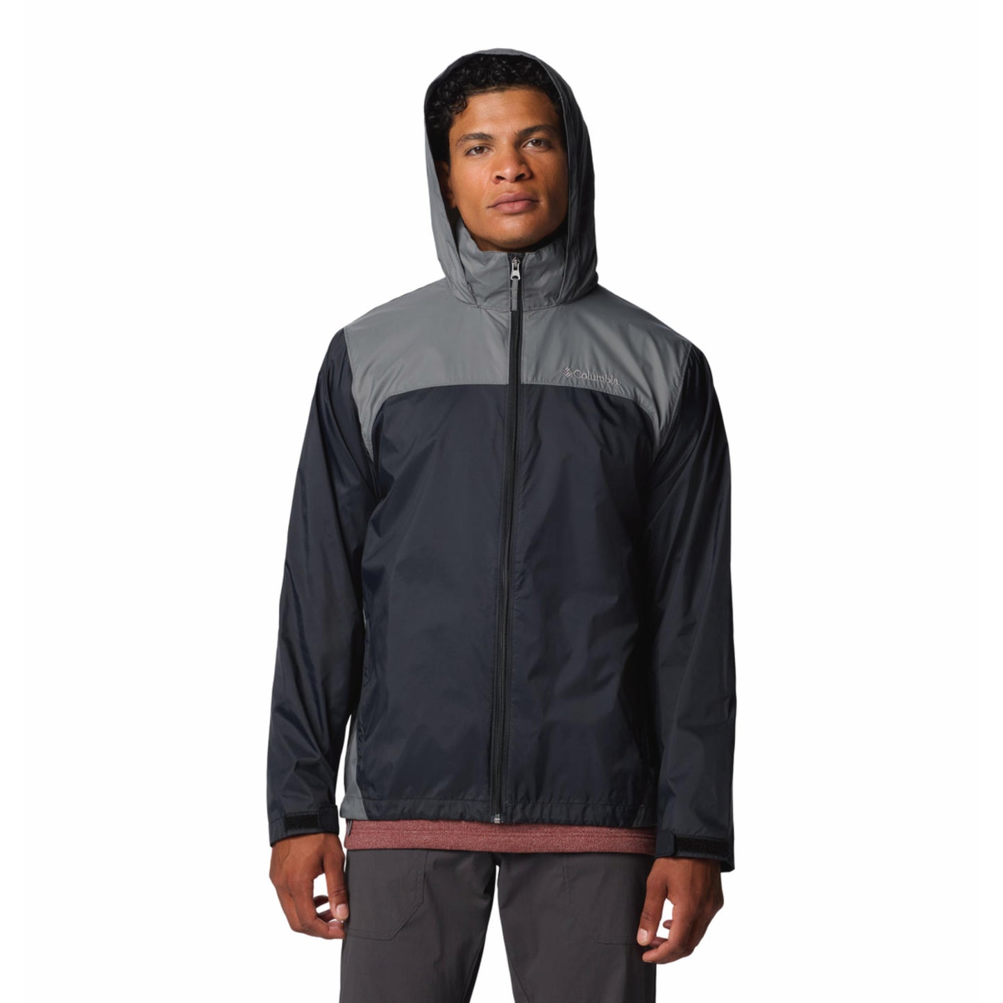 Columbia Men Black Glennaker Lake II Rain Jacket
