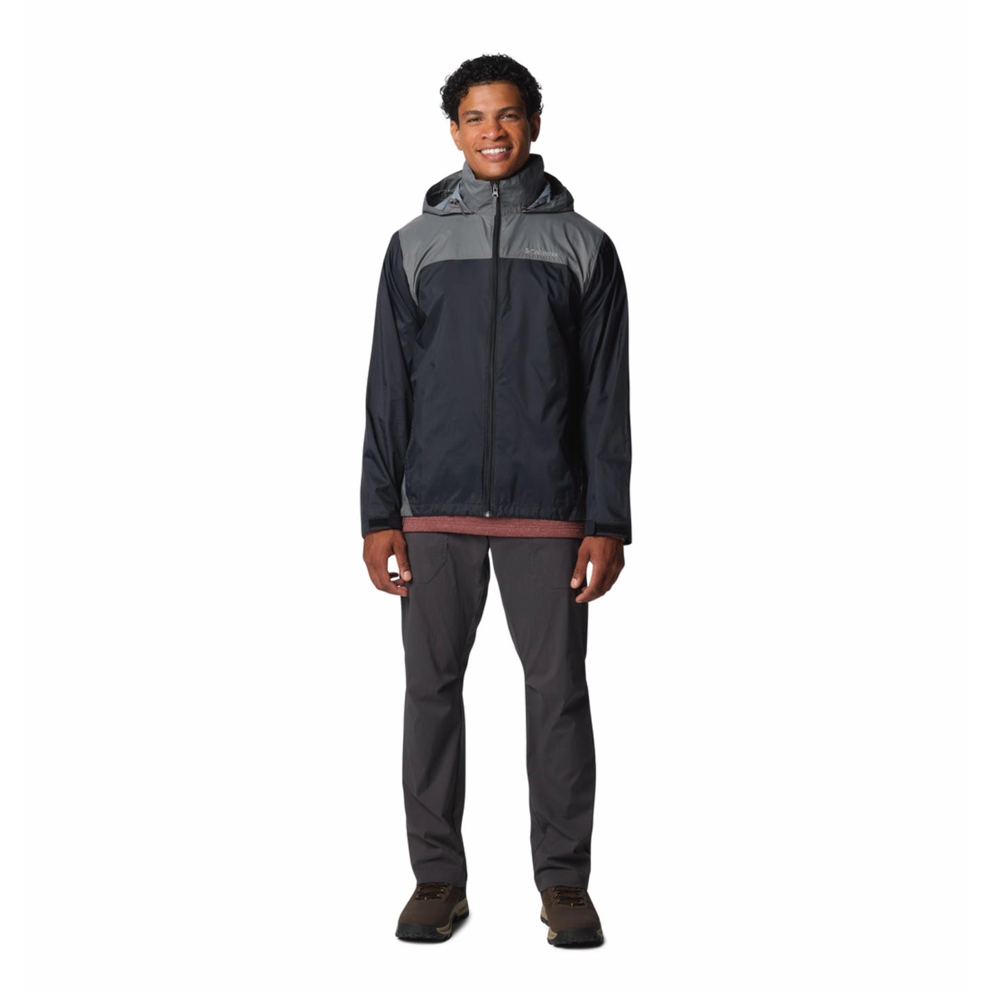 Columbia Men Black Glennaker Lake II Rain Jacket