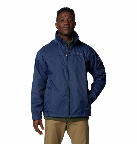Columbia Mens Blue Glennaker Lake II Rain Jacket