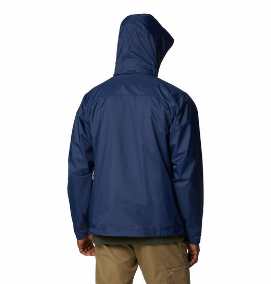 Columbia Mens Blue Glennaker Lake II Rain Jacket