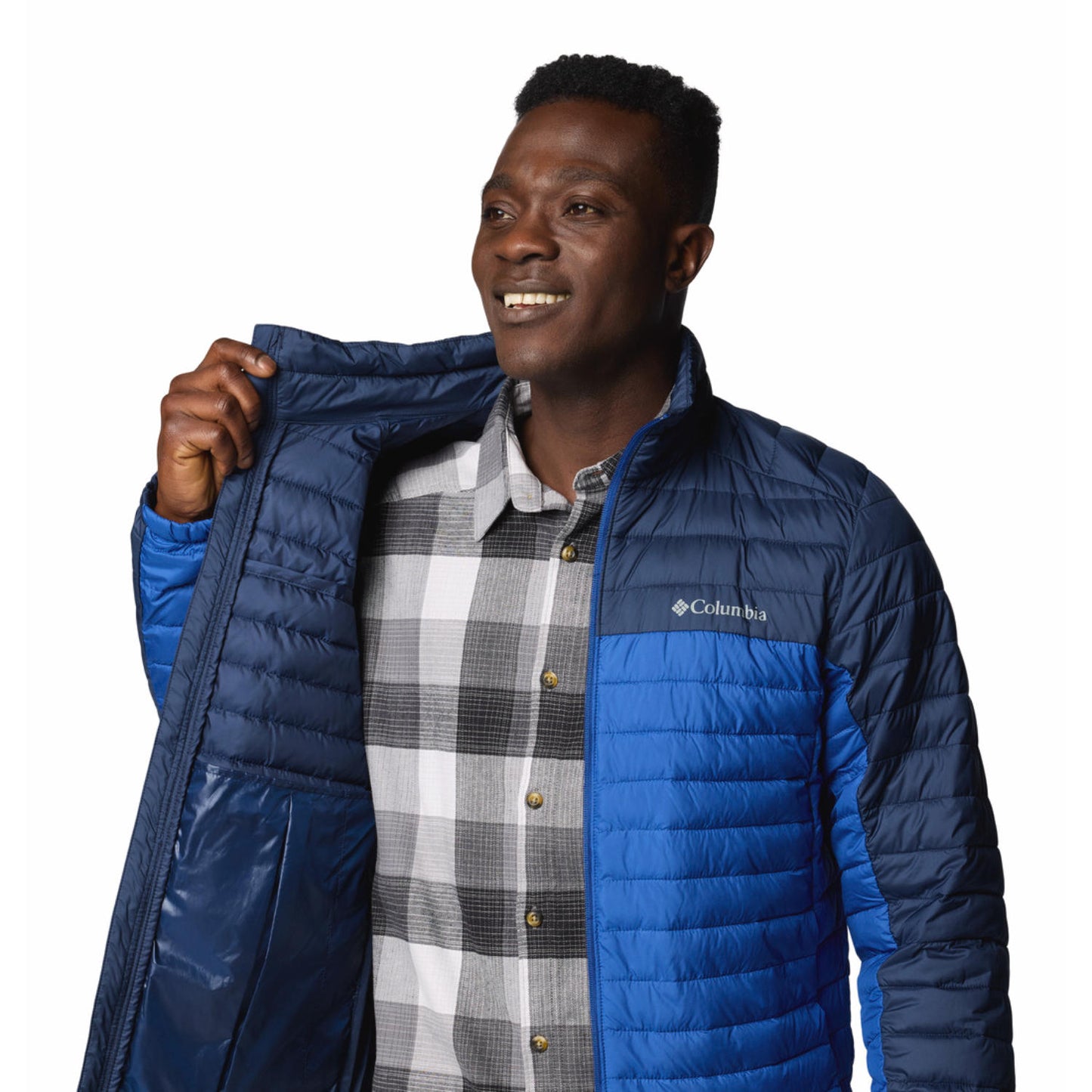 Columbia Mens Blue Silver Falls II Jacket