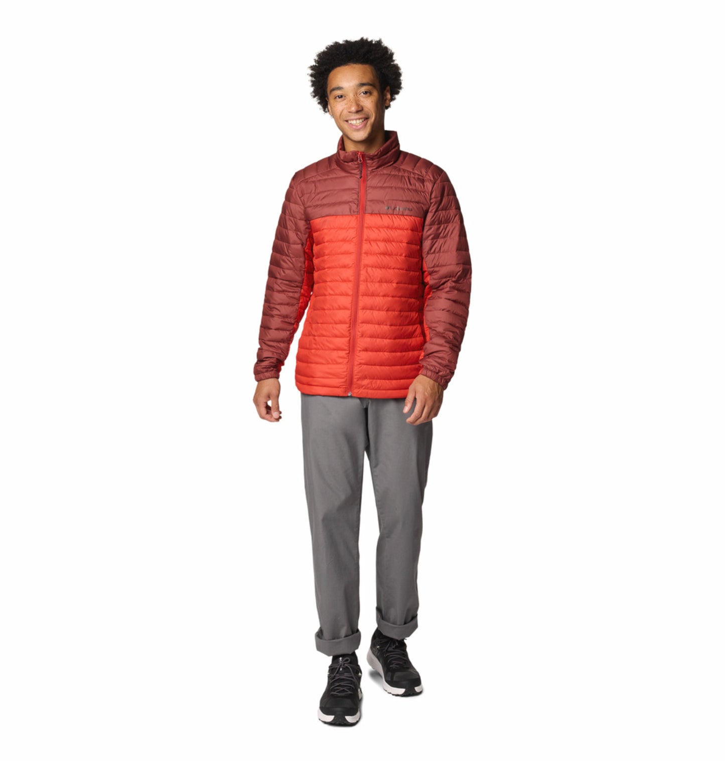Columbia Men Red Silver Falls II Jacket