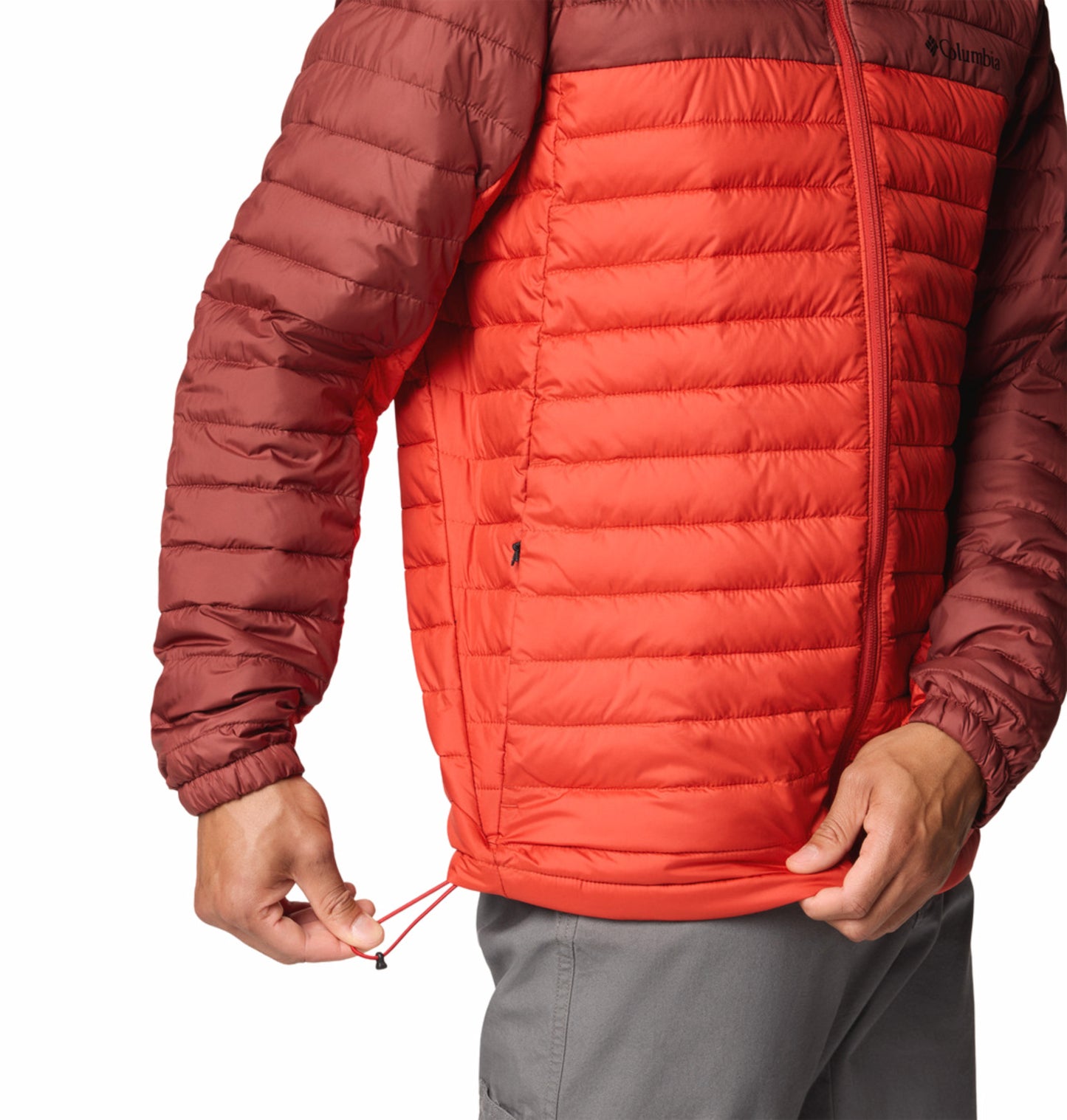 Columbia Men Red Silver Falls II Jacket