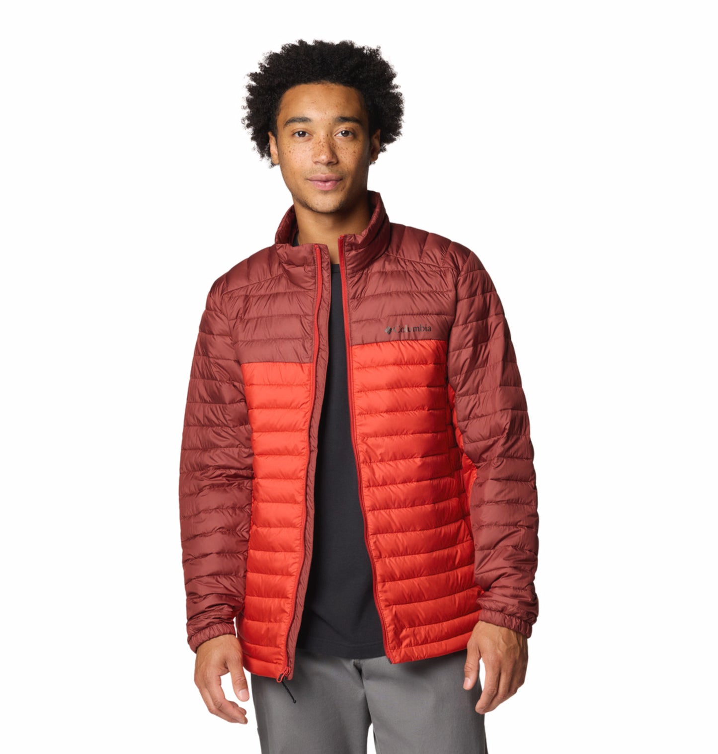 Columbia Men Red Silver Falls II Jacket