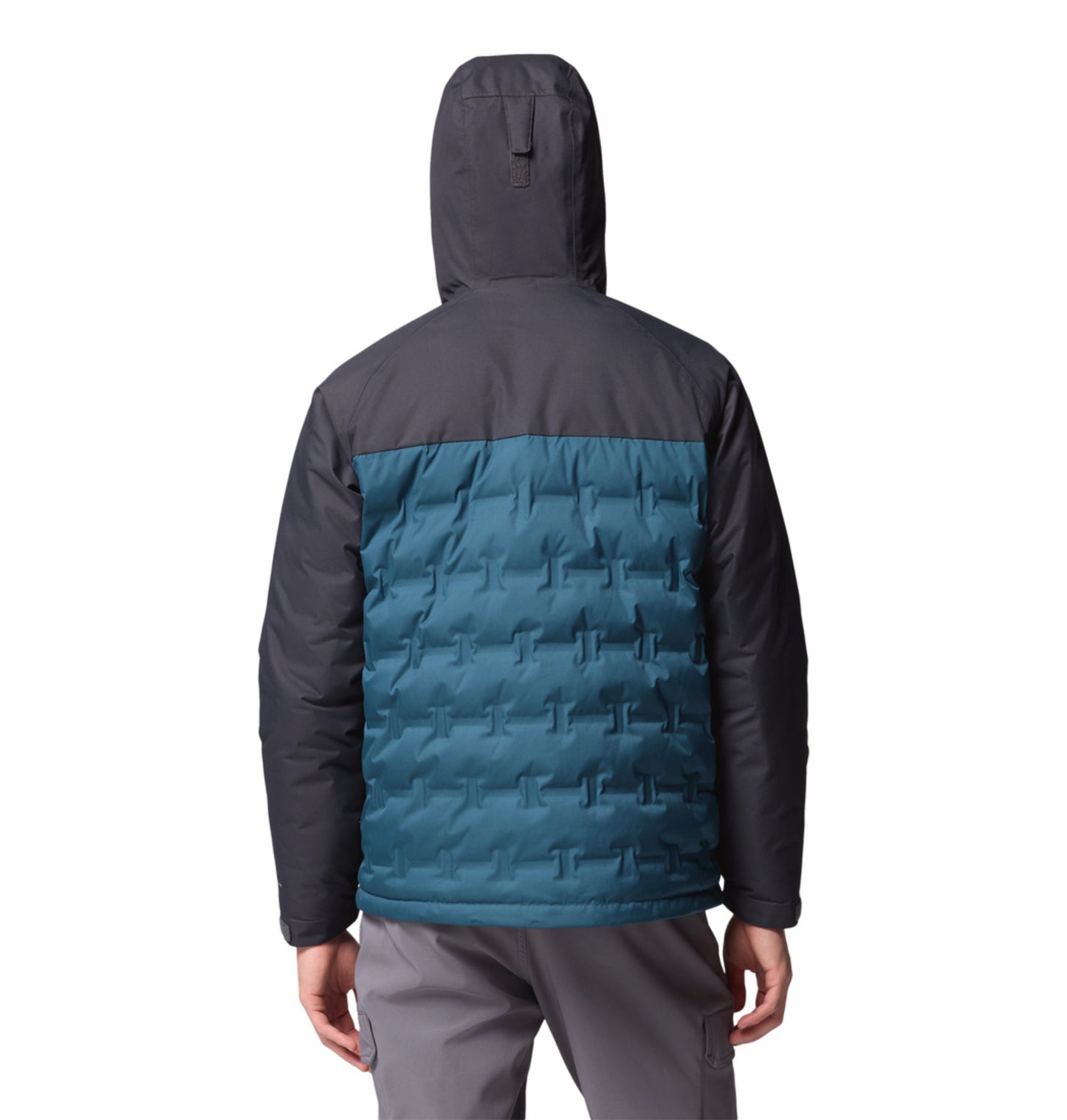 Columbia Men Teal HEAT SEAL Grand Trek III Down Jacket