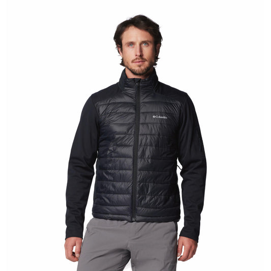 Columbia Mens Black Columbia Tech Hybrid Softshell