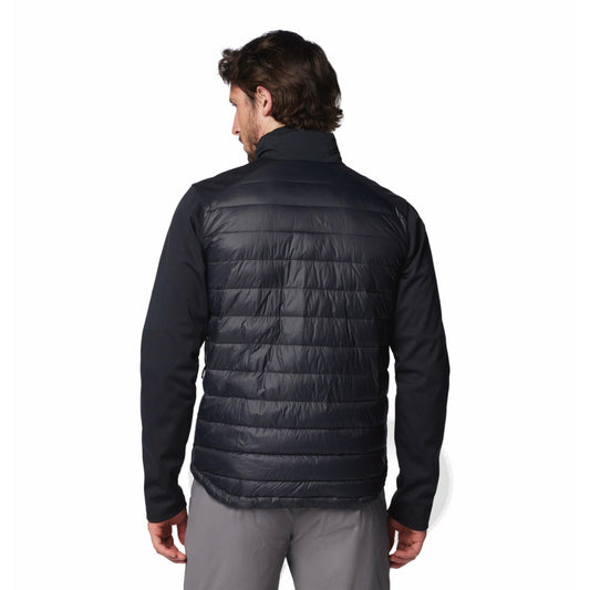 Columbia Mens Black Columbia Tech Hybrid Softshell