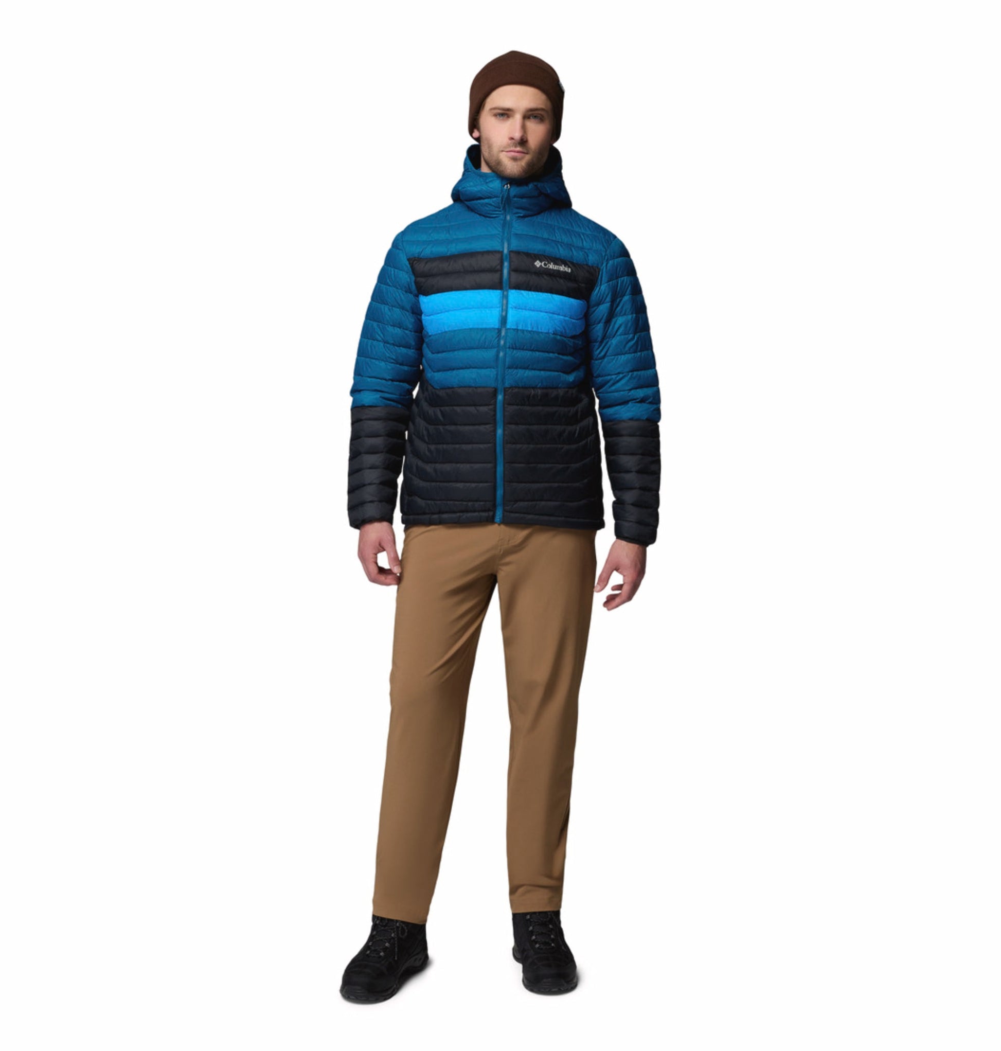 men black omni shield powder pass down jacket