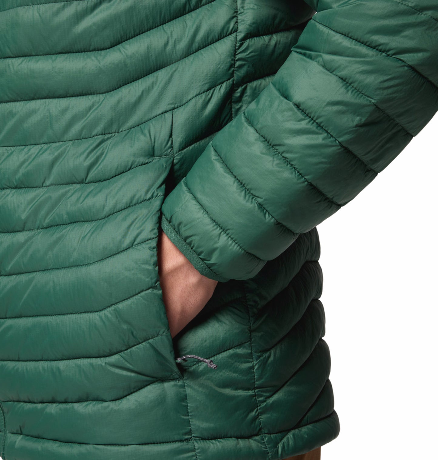 Columbia Men Green OmniShield Powder Pass Down Jacket