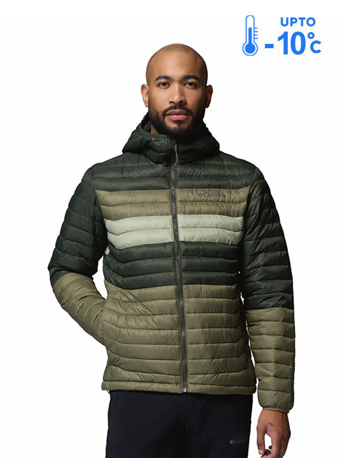 Columbia Men Green Omni-Shield Powder Pass Down Jacket