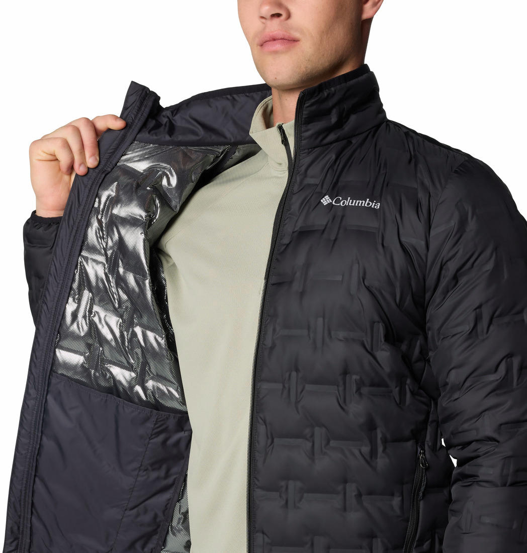 Columbia Mens Black Delta Ridge II Down Jacket