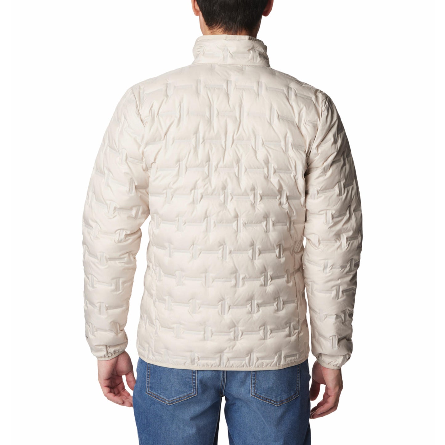 Columbia Men Beige Omni-Heat Reflective Delta Ridge II Down Jacket