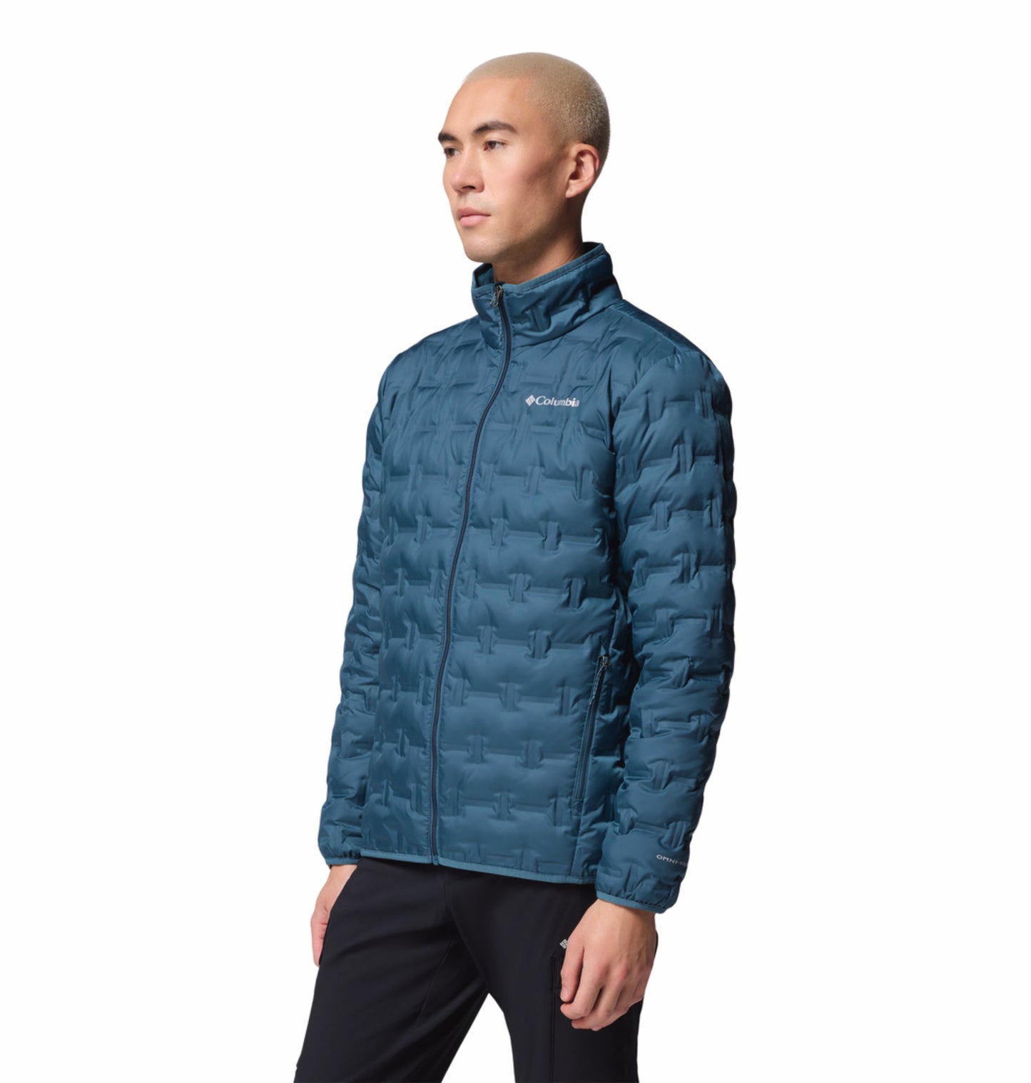 Columbia Men Blue Omni-Heat Reflective Delta Ridge II Down Jacket