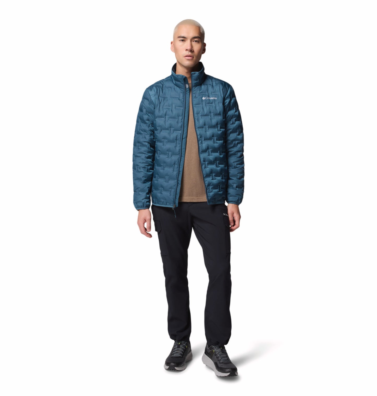 Columbia Men Blue Omni-Heat Reflective Delta Ridge II Down Jacket