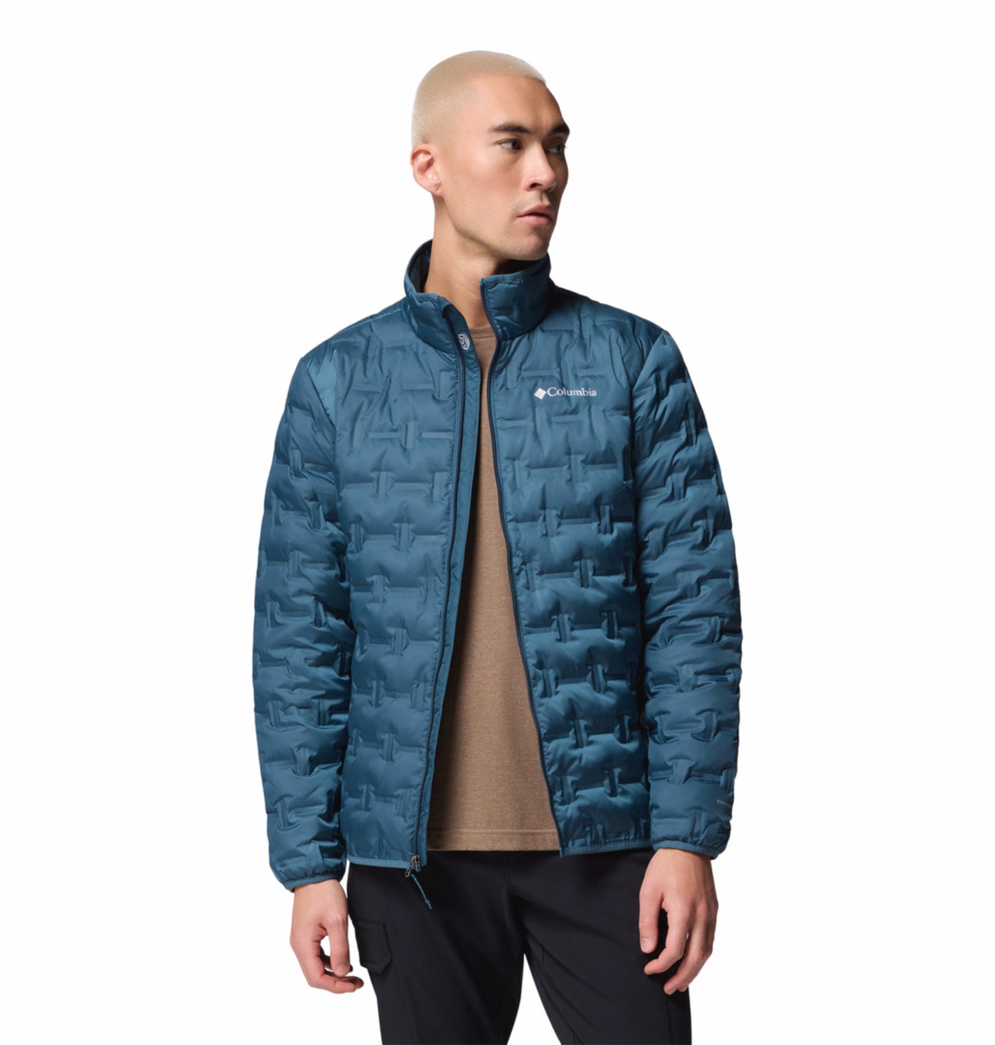 Columbia Men Blue Omni-Heat Reflective Delta Ridge II Down Jacket