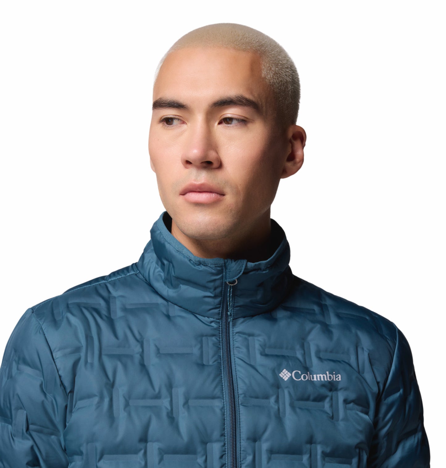 Columbia Men Blue Omni-Heat Reflective Delta Ridge II Down Jacket