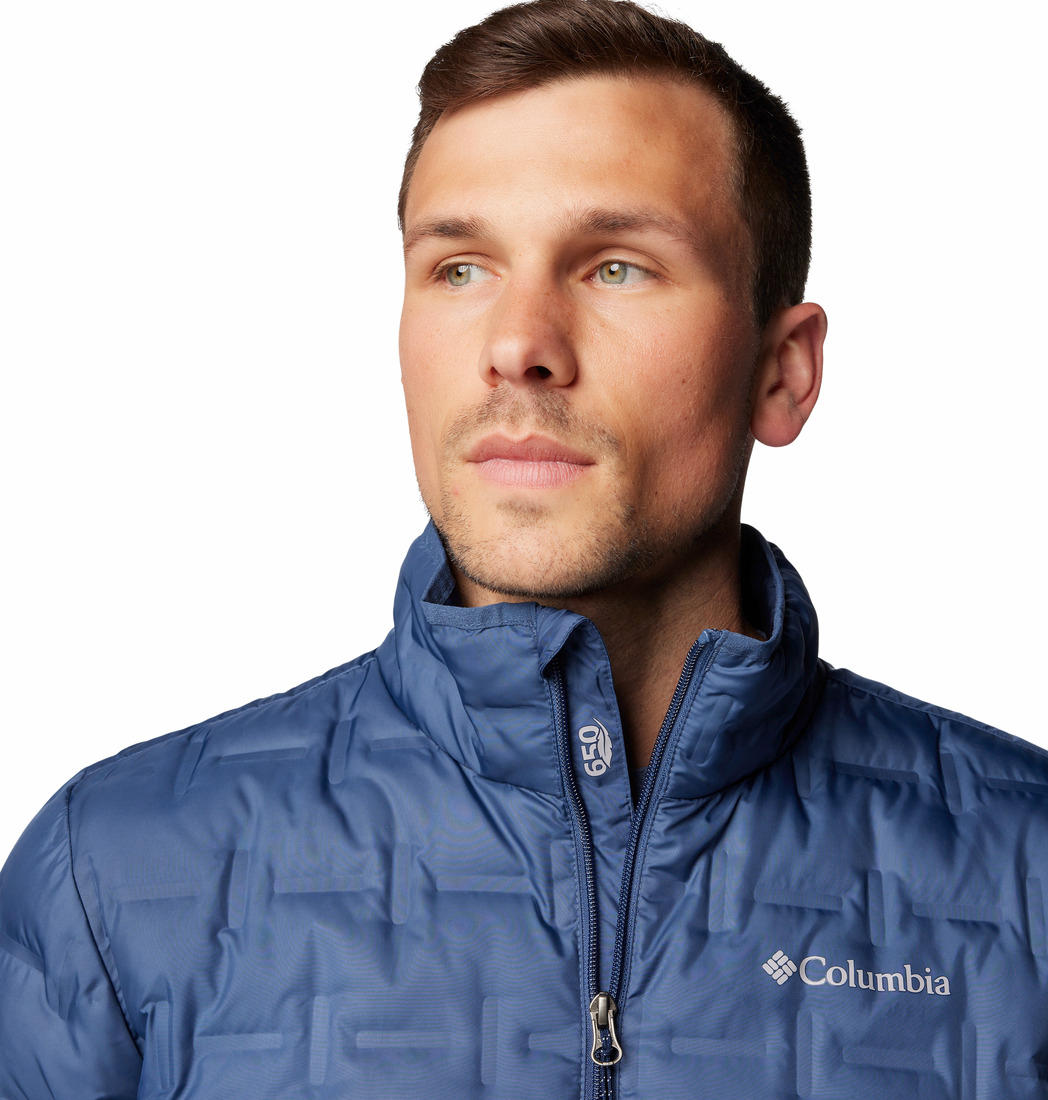 Columbia Mens Blue Delta Ridge II Down Jacket