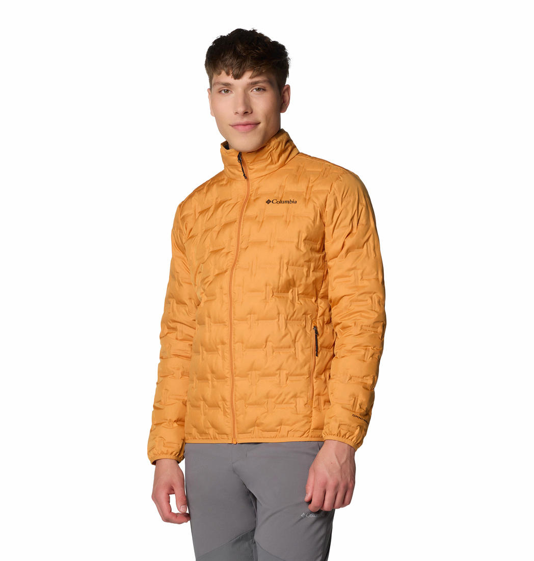 Columbia Mens Orange Delta Ridge II Down Jacket