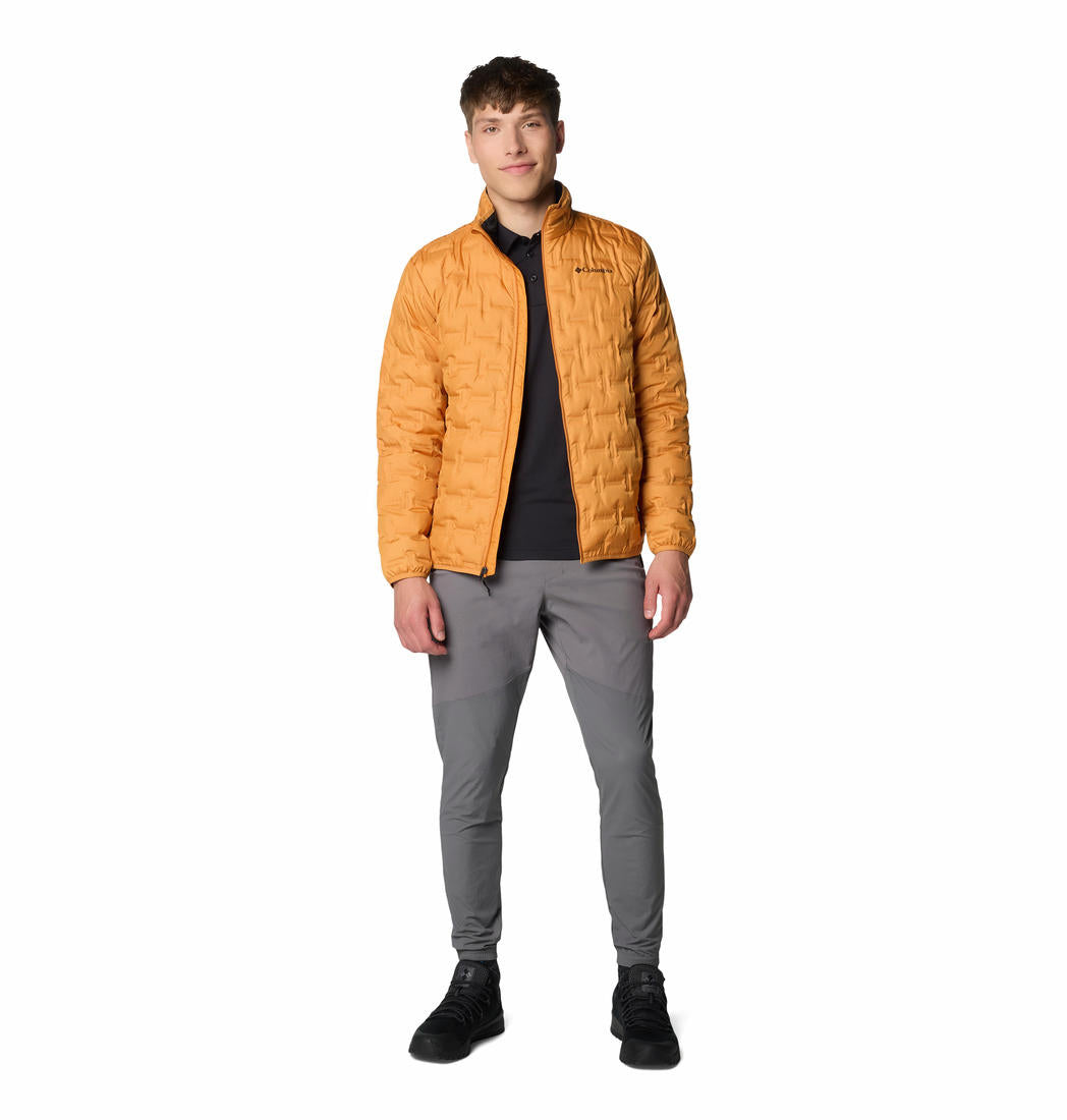 Columbia Mens Orange Delta Ridge II Down Jacket