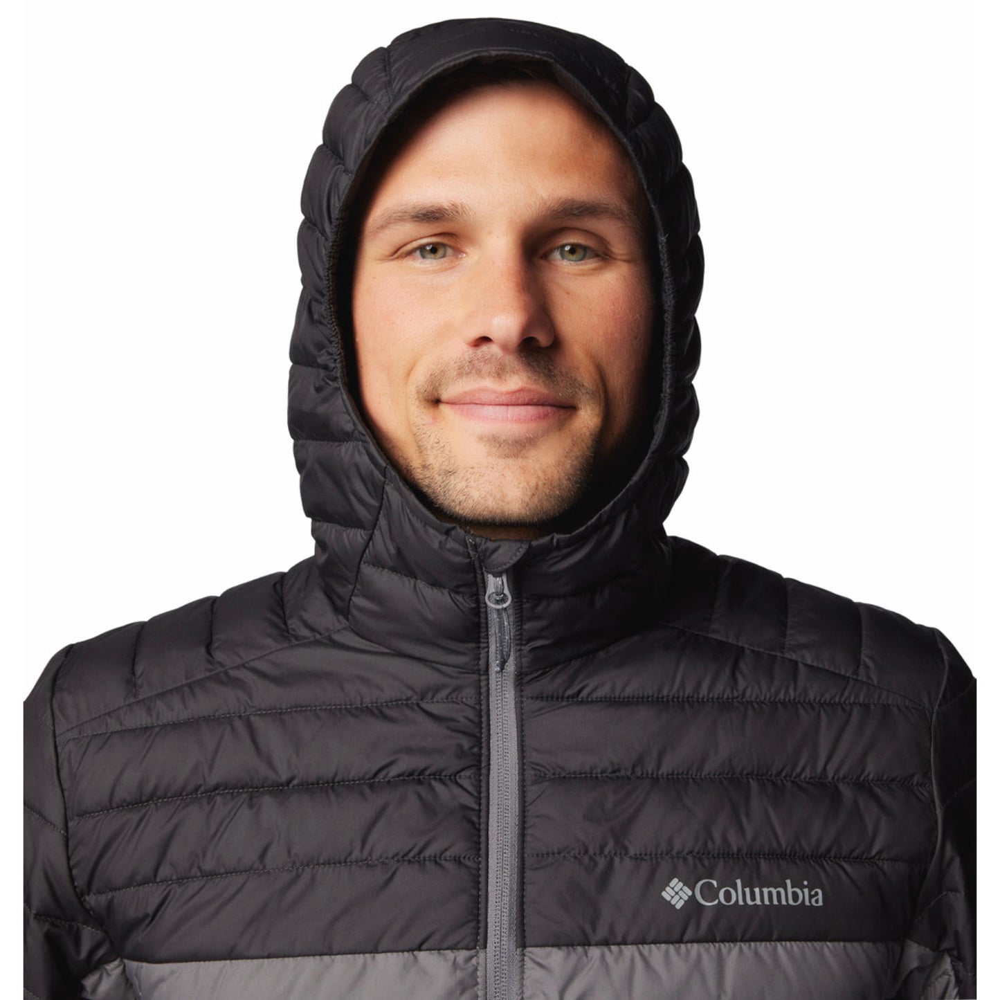 Columbia Mens Grey Silver Falls II Hooded Jacket