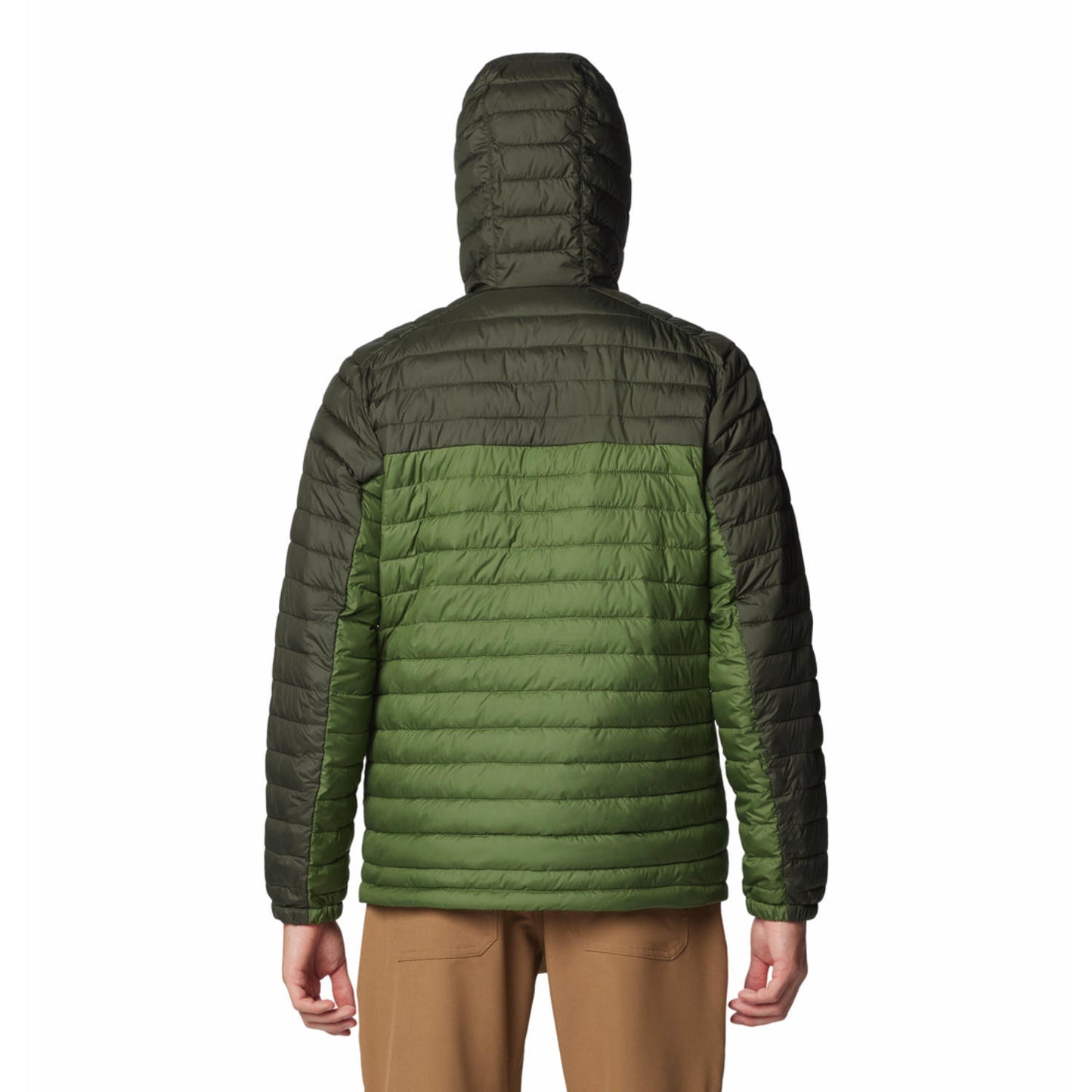 Columbia Mens Green Silver Falls II Hooded Jacket