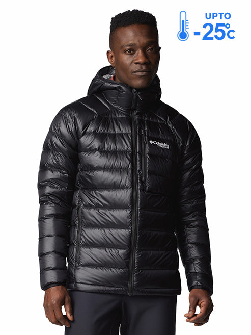 Columbia Men Black Omni-Heat Arctic Arctic Crest Down Jacket