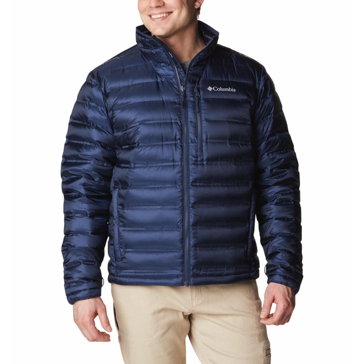 Columbia Men Blue Pebble Peak II Down Jacket