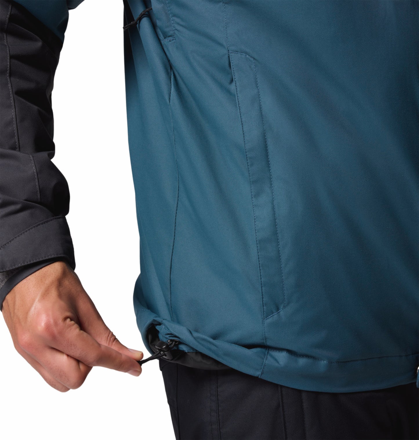 Columbia Men Blue Omni-Heat Reflective Whirlibird V Hooded Interchange Jacket