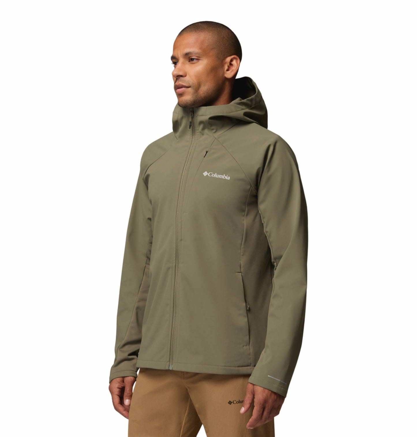 men green omni shield trailborne soft shell jacket