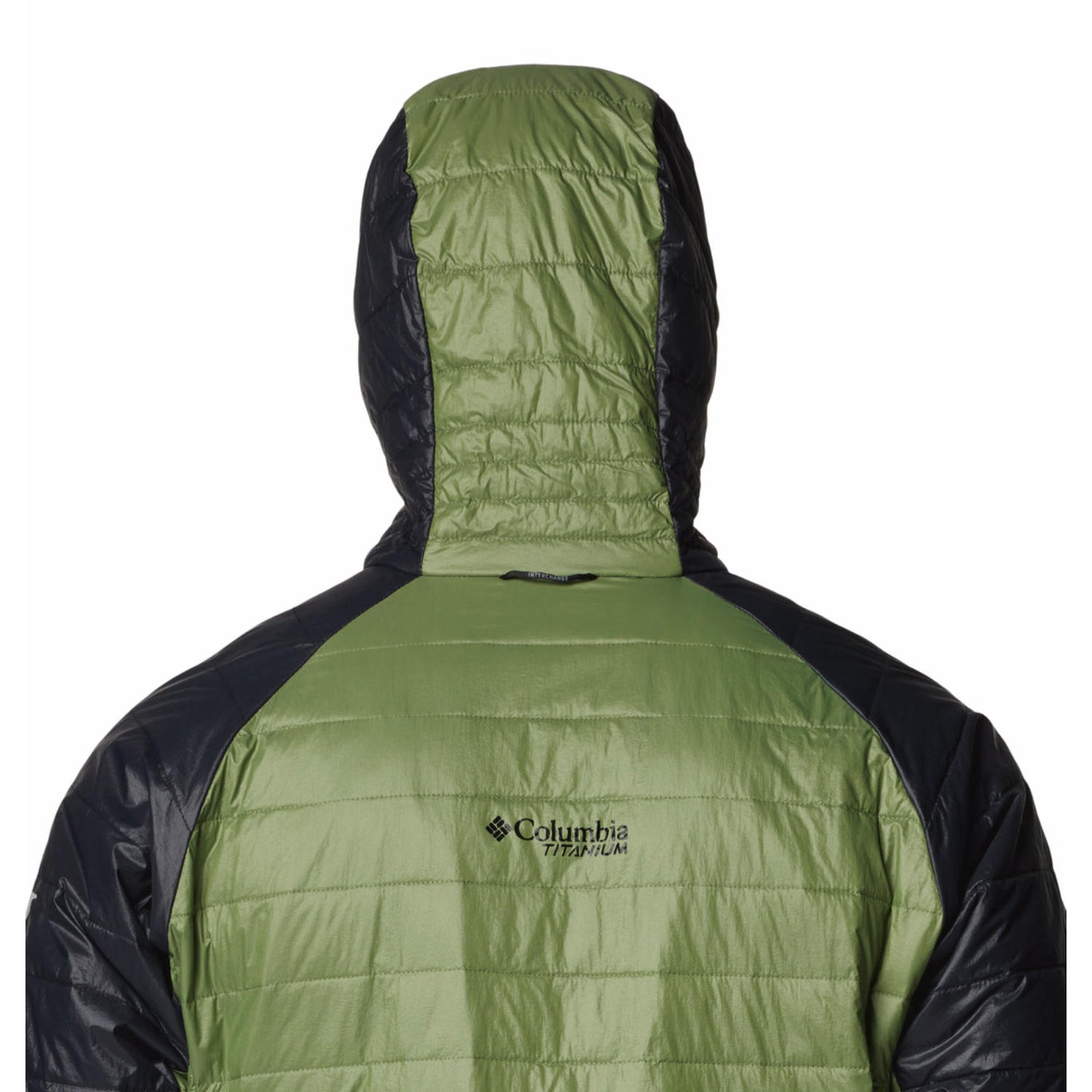 Columbia Men Green Omni-Heat Inifnity Platinum Peak II Hooded Down Jacket