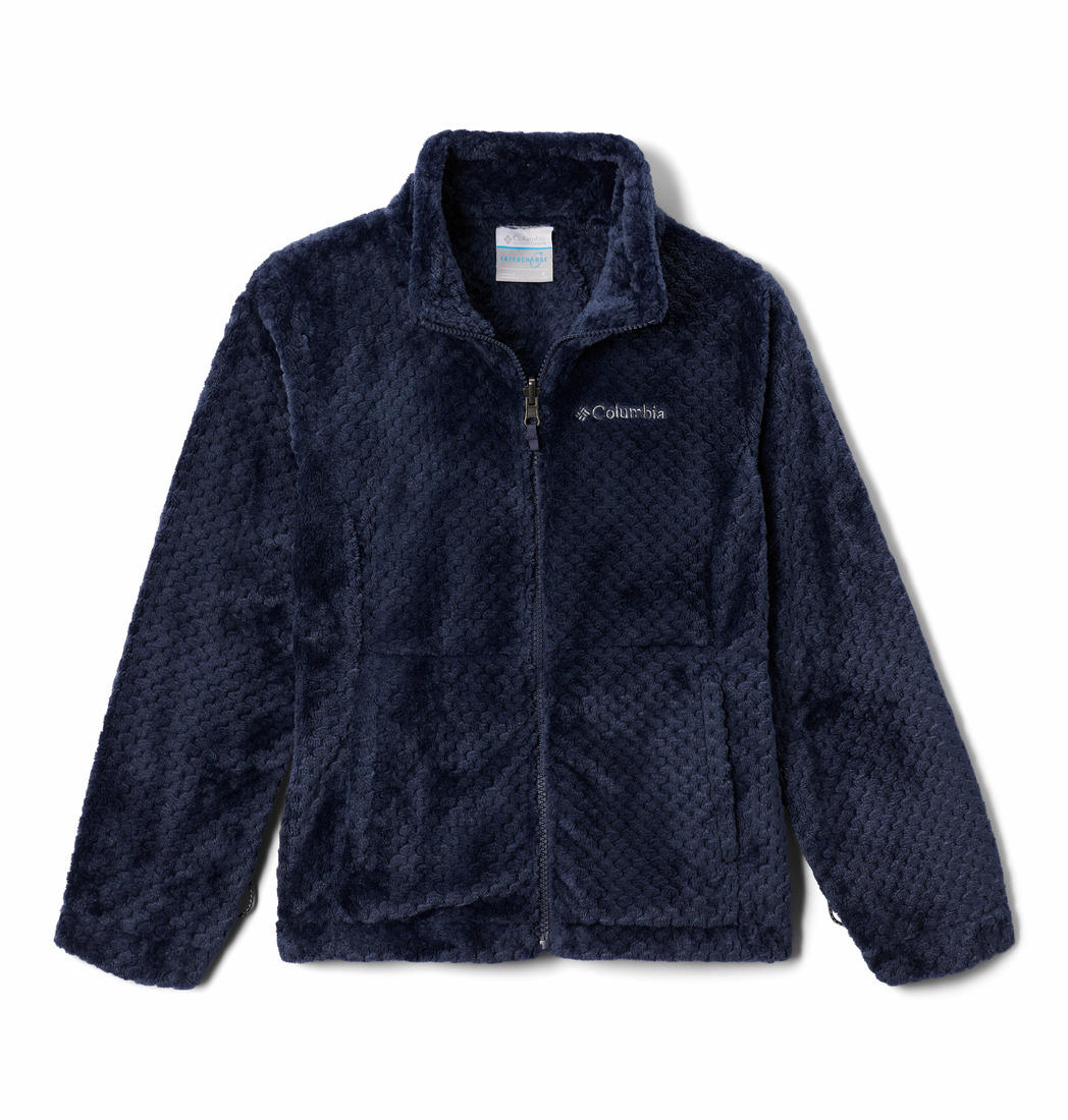 Columbia Kids Girls Purple Bugaboo II Fleece Interchange Jacket