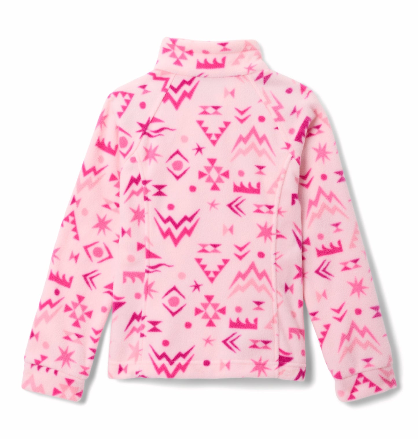 Columbia Kids Girls Pink Benton Springs II Printed Fleece Jacket