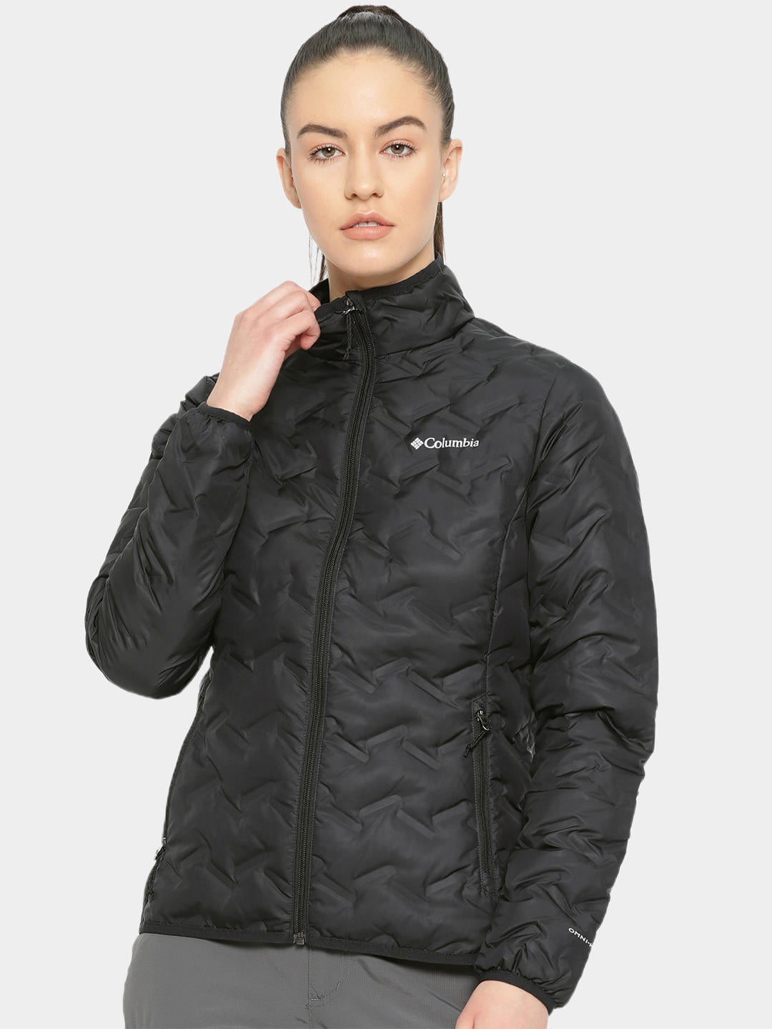 Columbia Women Black Delta Ridge Down Jacket