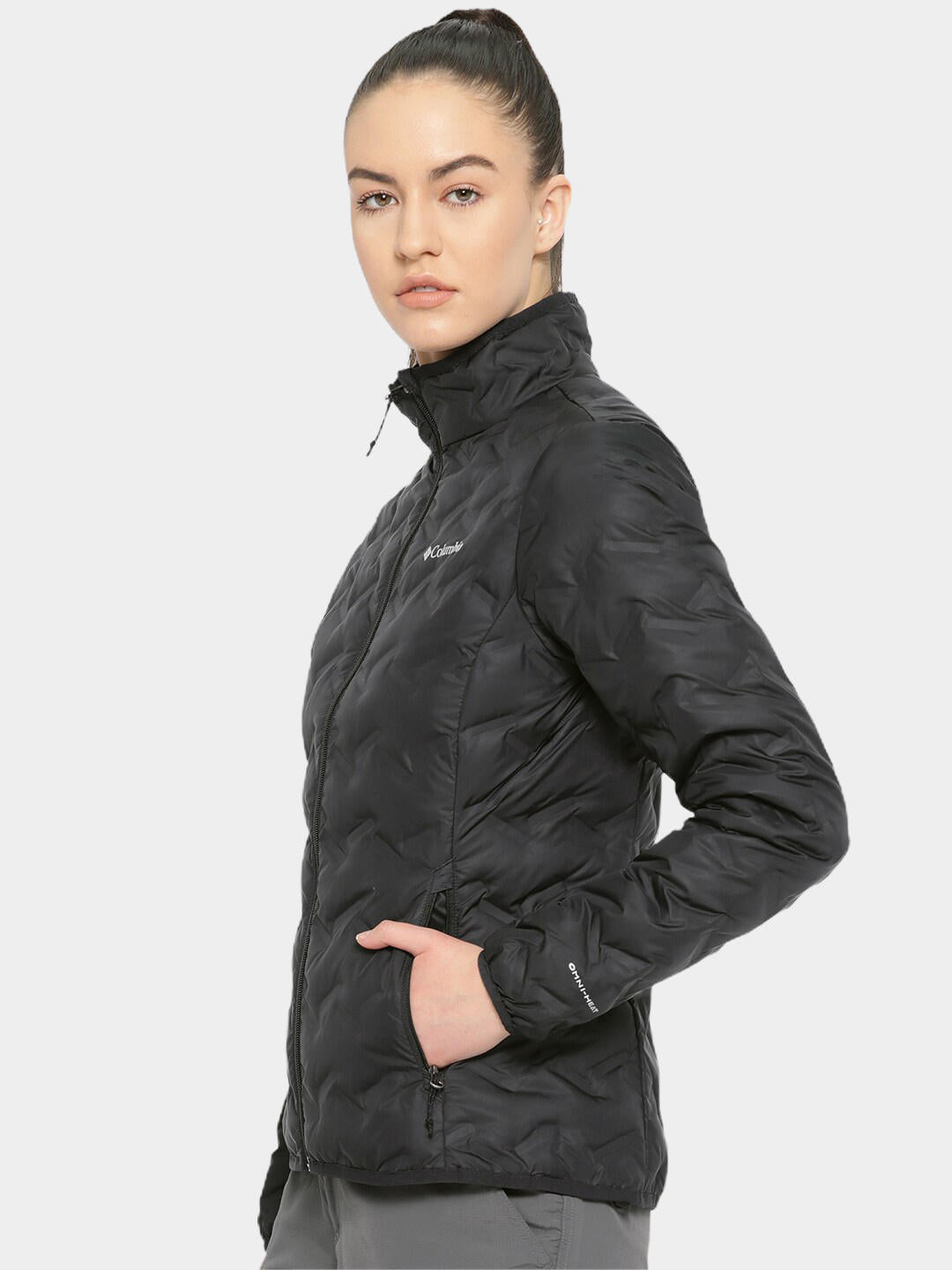 Columbia Women Black Delta Ridge Down Jacket