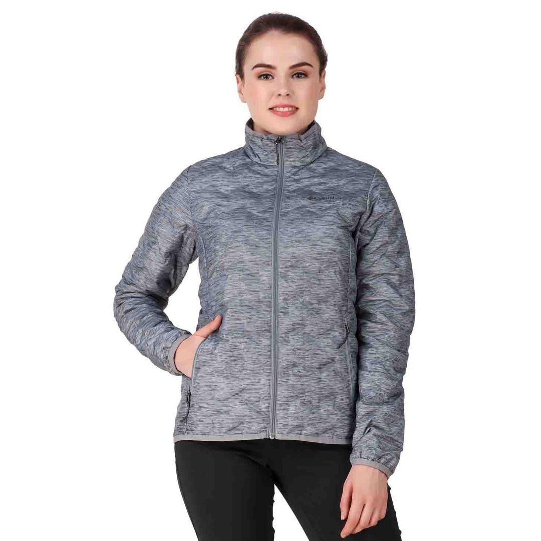 Columbia Women Grey Delta Ridge Down Jacket