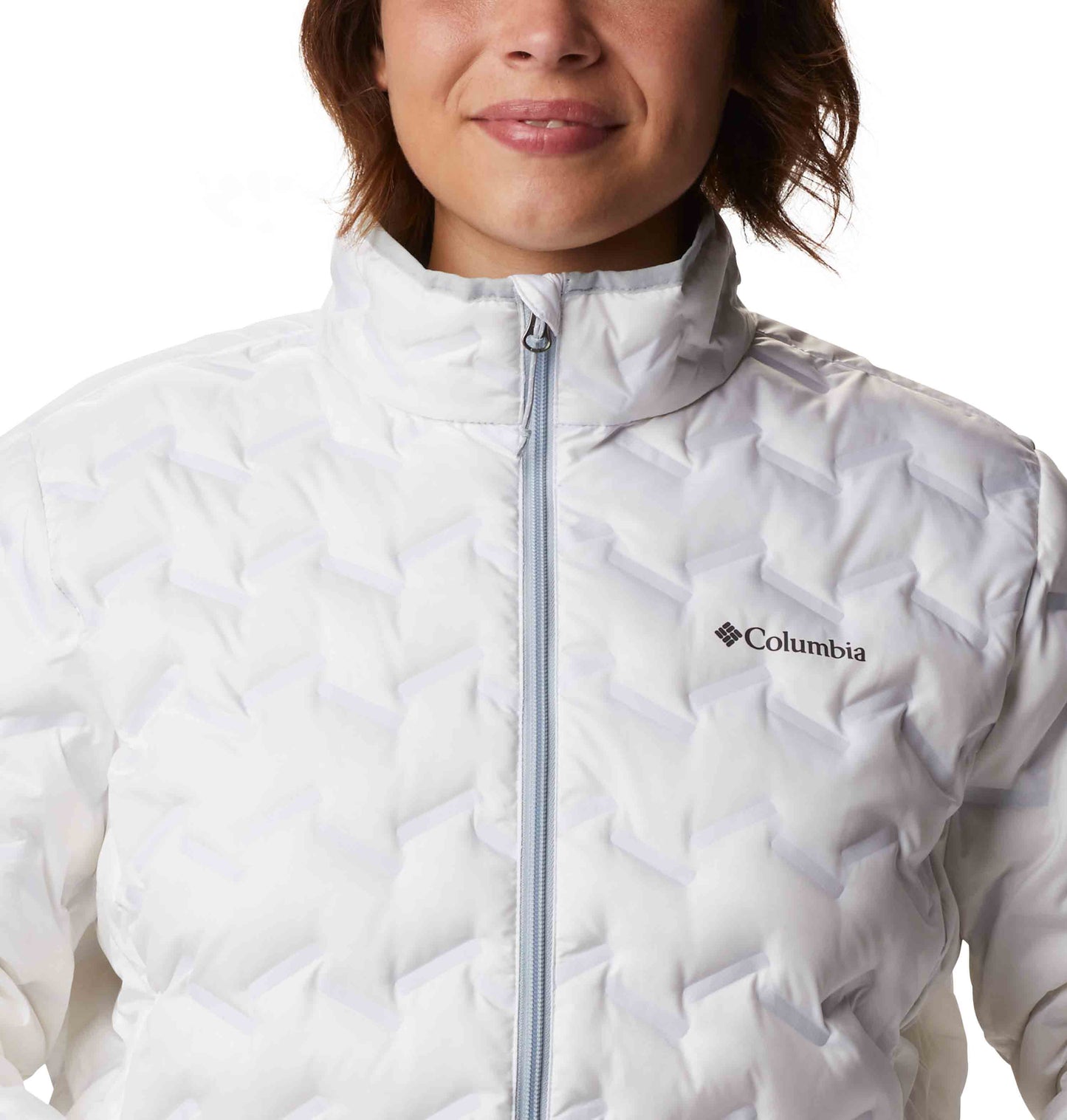 Columbia Women White Delta Ridge Down Jacket