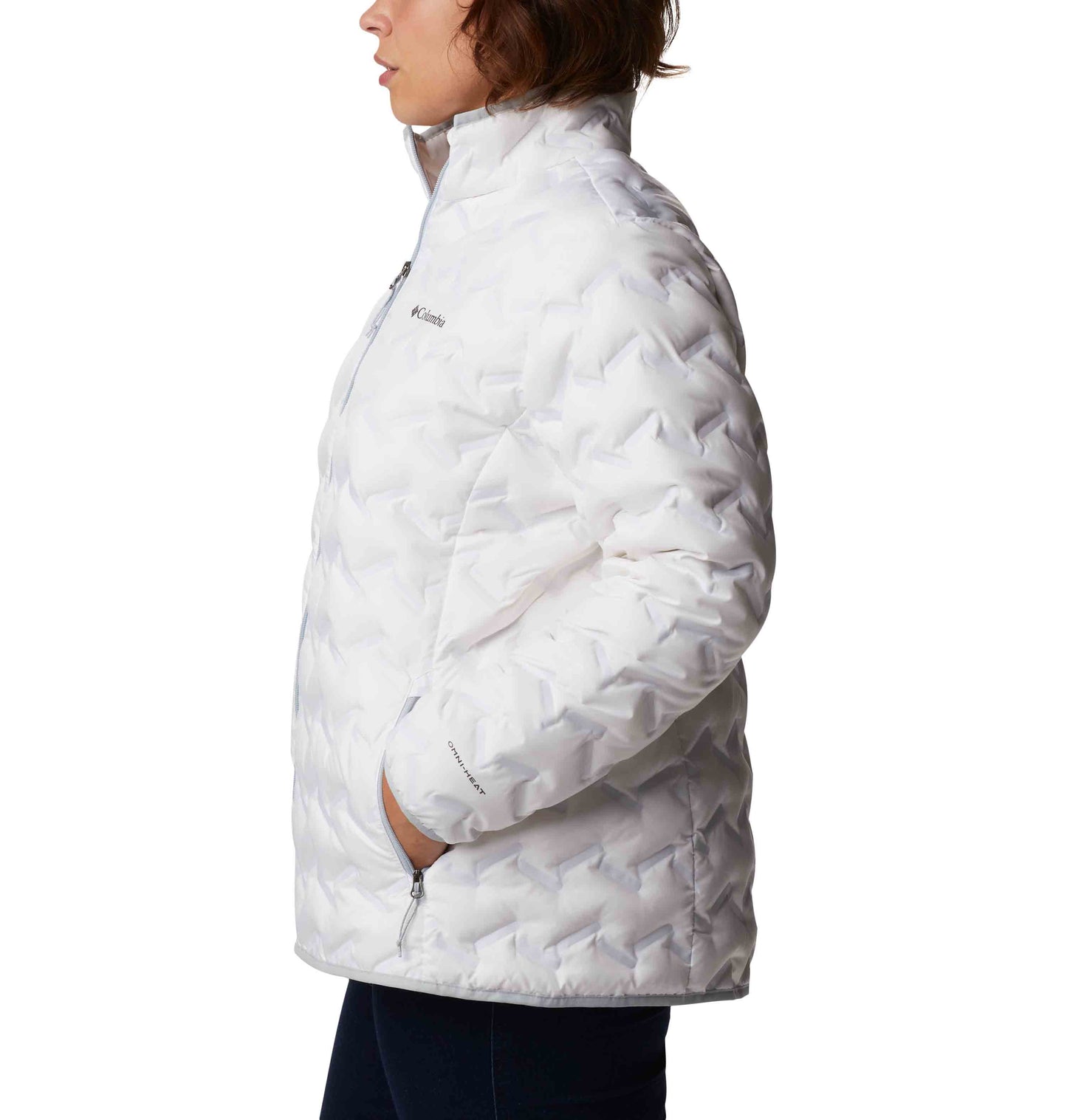 Columbia Women White Delta Ridge Down Jacket