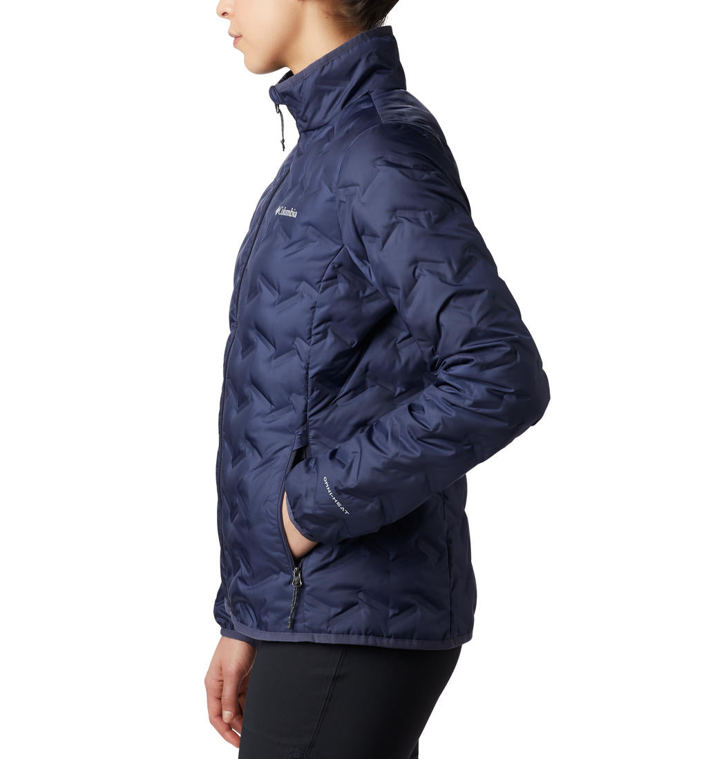 Columbia Women Navy Blue Delta Ridge Down Jacket