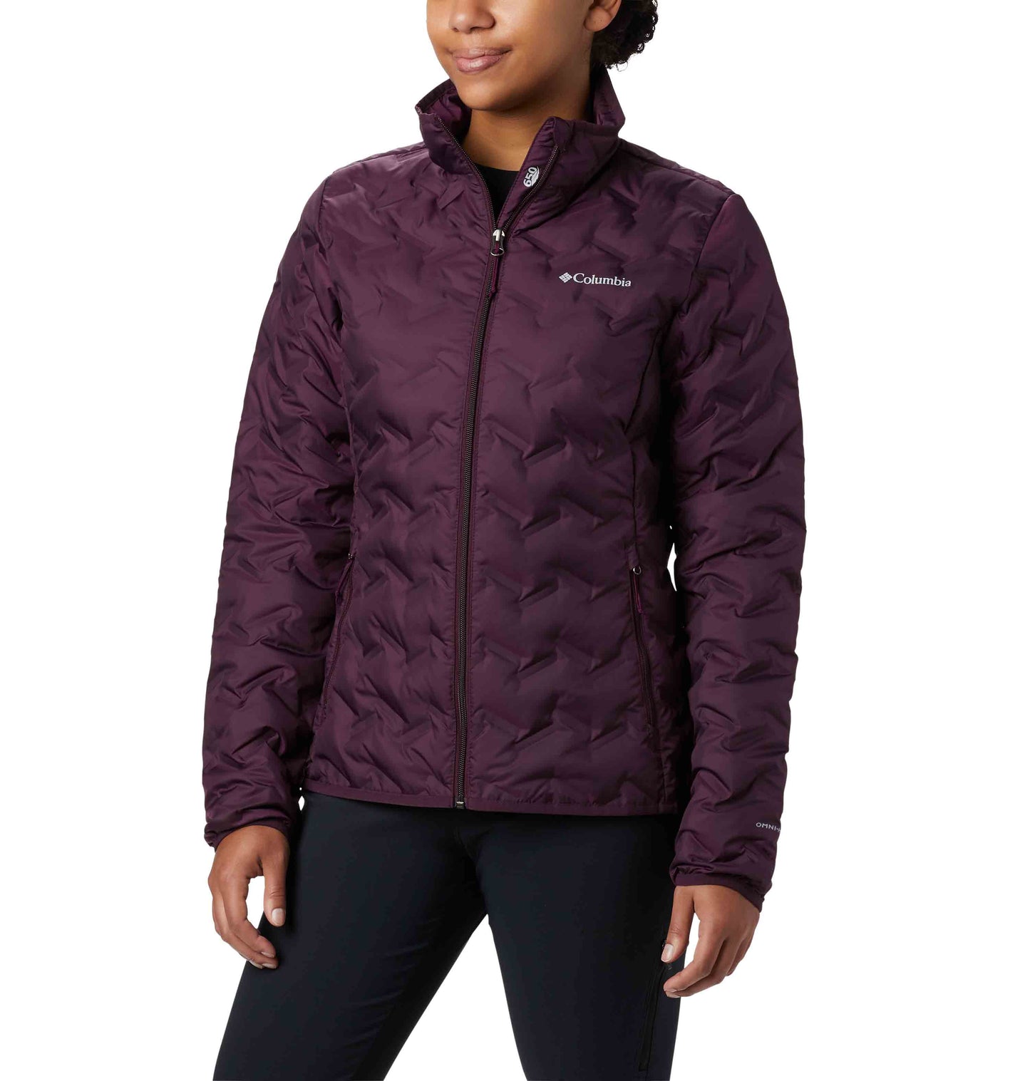 Columbia Women Purple Delta Ridge Down Jacket
