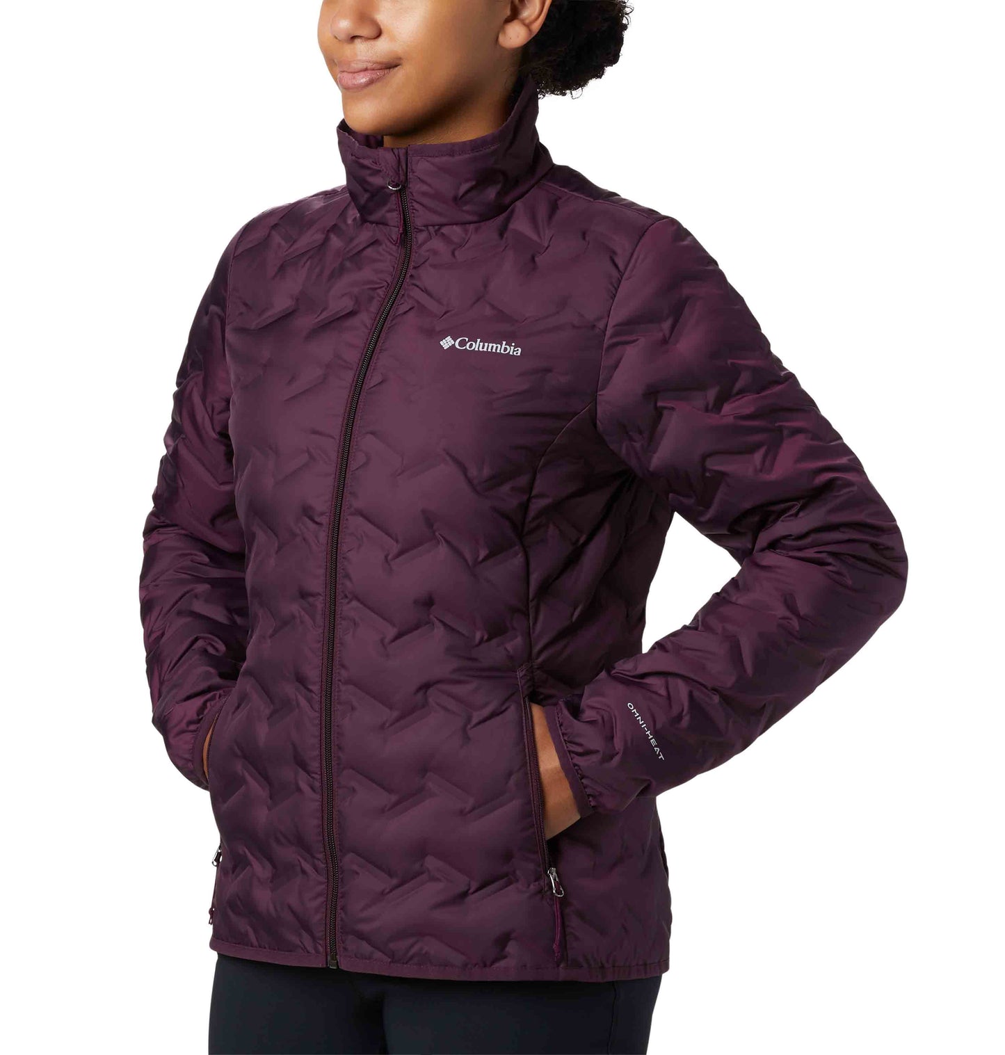 Columbia Women Purple Delta Ridge Down Jacket