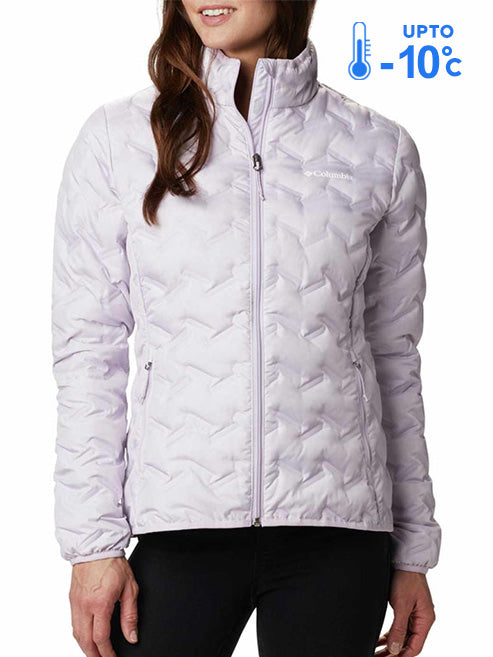 Columbia Women Purple Omni-Heat Reflective Delta Ridge Down Jacket