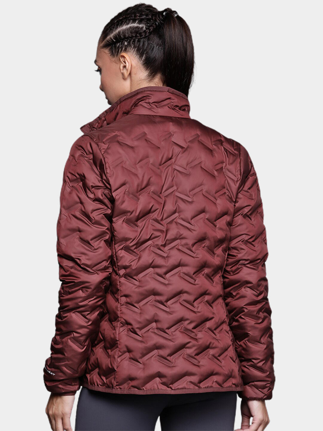 Columbia Women Maroon Delta Ridge Down Jacket