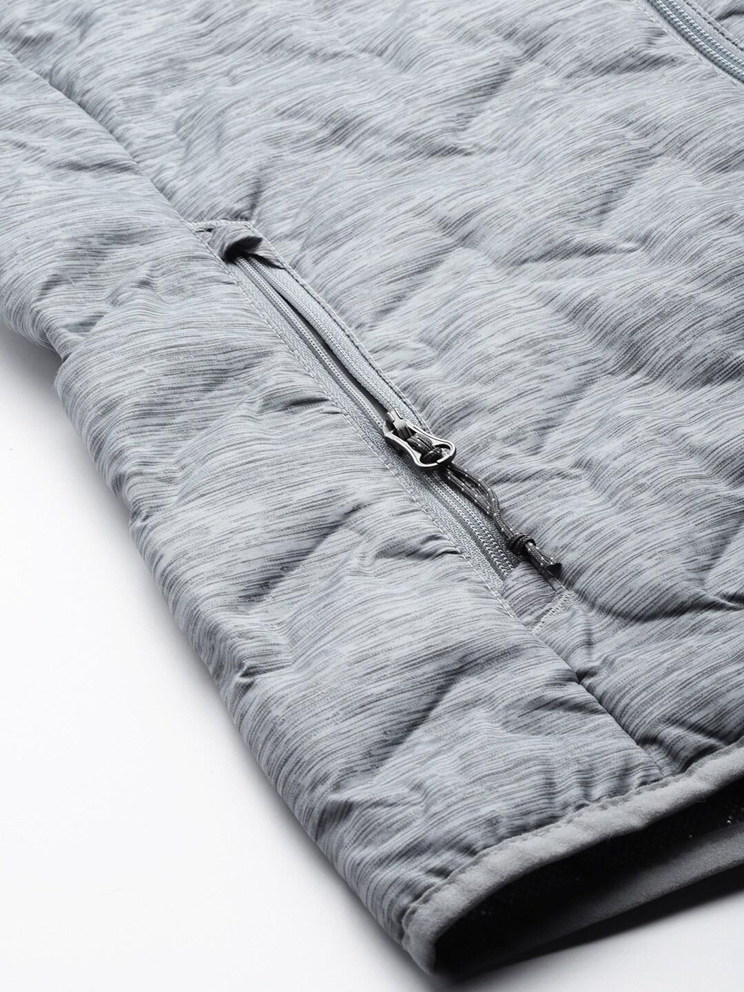 Columbia Women Grey Delta Ridge Down Hooded Jacket