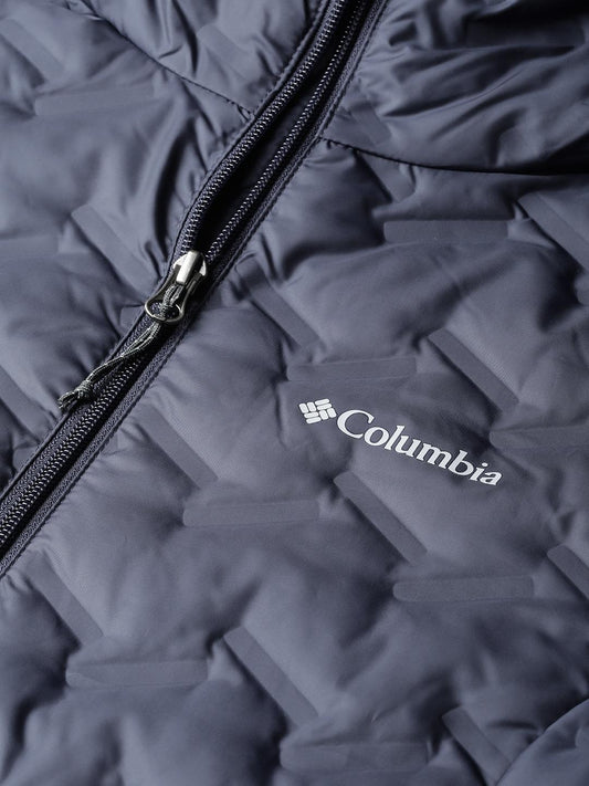 Columbia Women Blue Delta Ridge Down Hooded Jacket